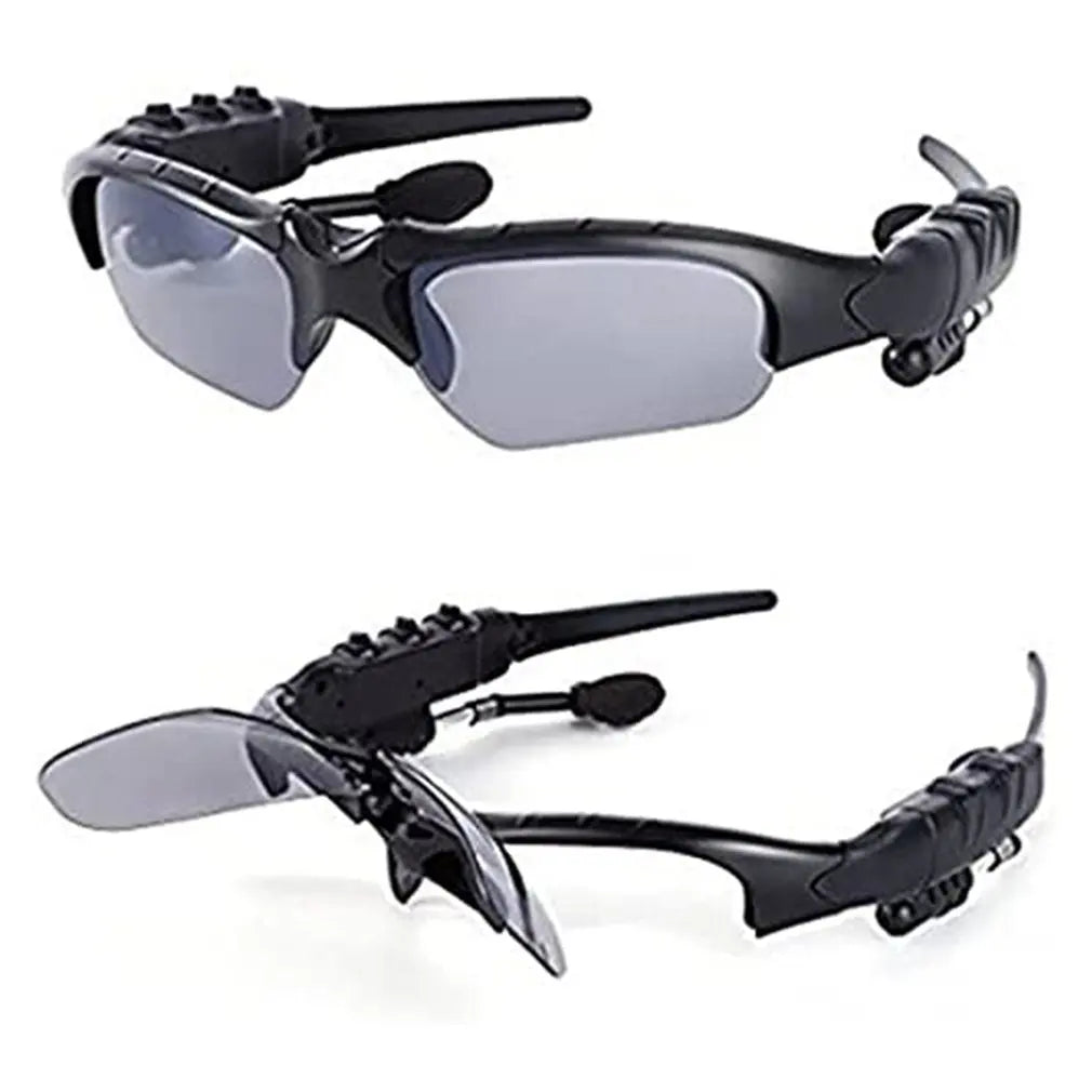 Stereo Wireless Bluetooth-Compatible 5.0 Headset Telephone Sport Driving Cycling Sunglasses Riding Eyes Glasses with Sun Lens